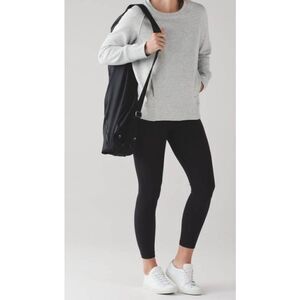 LULULEMON ATHLETICA Back To It Crew in Heathered Vapor Size 12